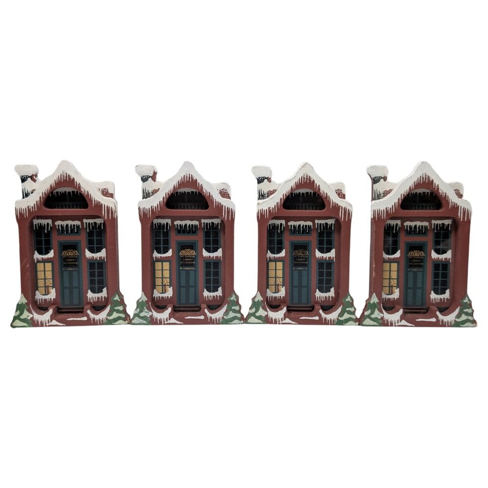 Sheilas Jacob Marley Scrooge Counting House Wood Shelf Sitter Dickens Christmas
